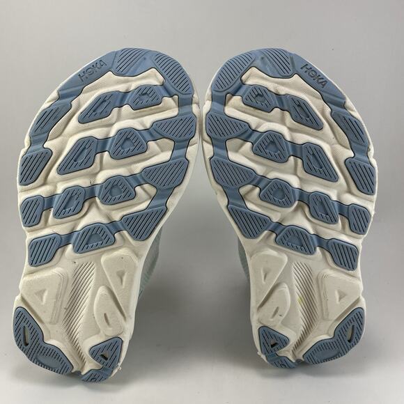 Hoka One One Clifton 9 Running Shoes Womens Size 7.5 B Ocean Lilac Blue Athletic - Picture 8 of 10